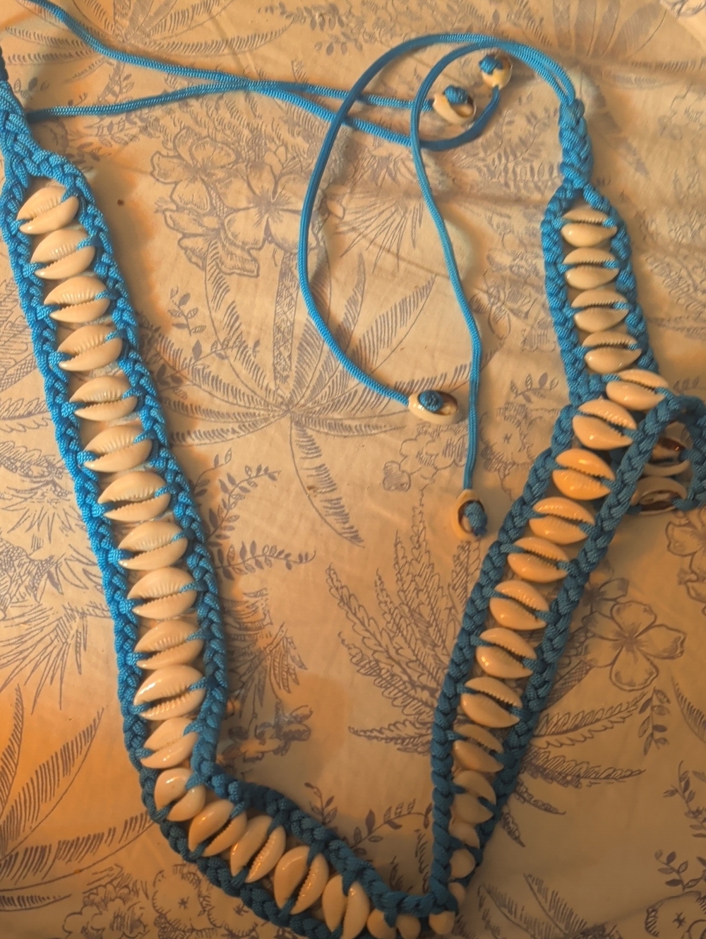 Blue Shell Rope Belt New